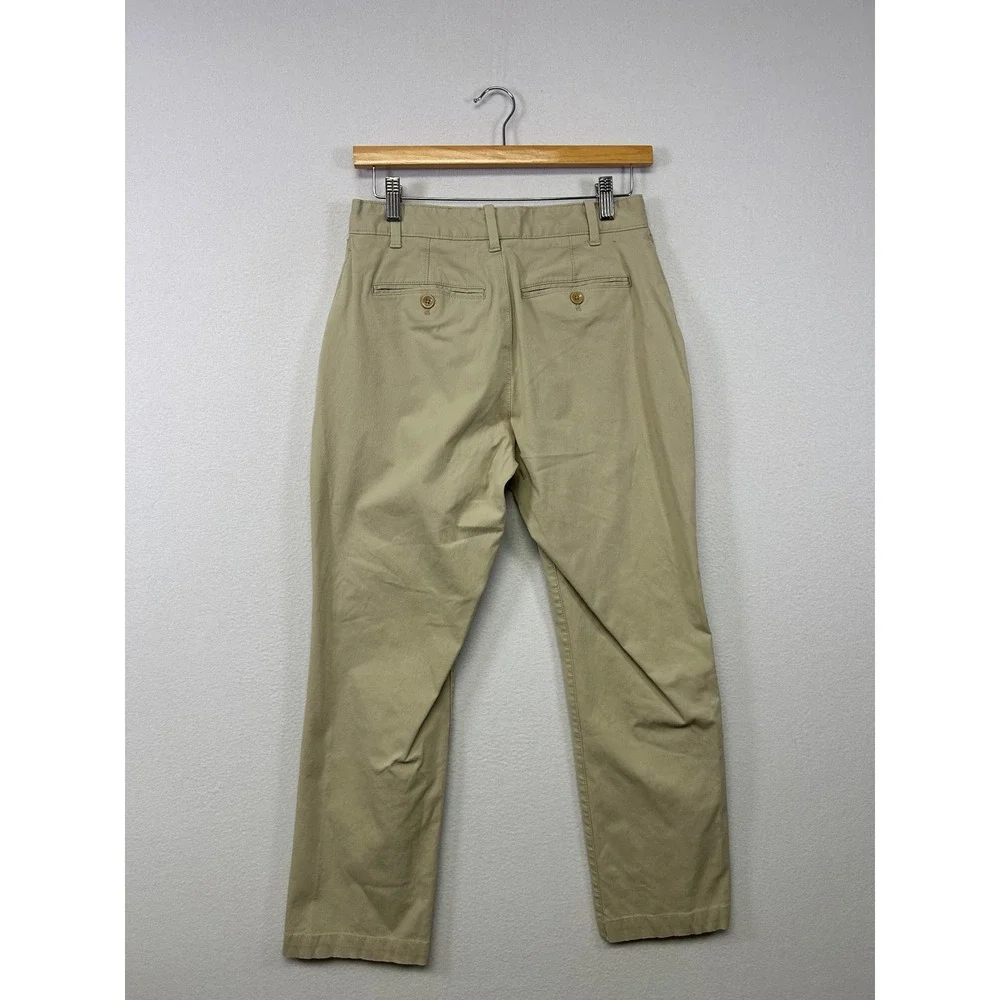 Classic Preppy Banana Republic‎ Mens 30x30 Khaki Aiden Slim Fit Chino Trousers